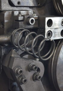 cold wound spring on Herndon Coiler